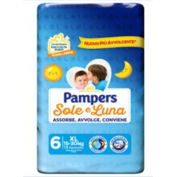 Pampers Sole e Luna XL...