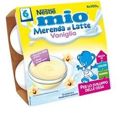 MIO MERENDA VANIGLIA 4 X 100 G