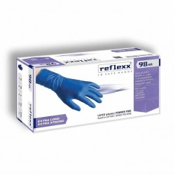 GUANTI LATTICE S/POLV M 100PZ