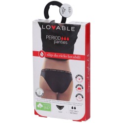 LOVABLE SLIP FLUSSO MEDIO NERO