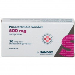 Paracetamolo Sandoz 500 mg...