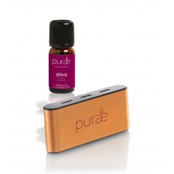 Purae Diffusore Auto Rosa +...
