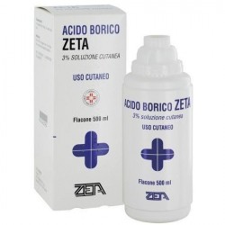 Acido Borico Zeta 3% 500 ml...